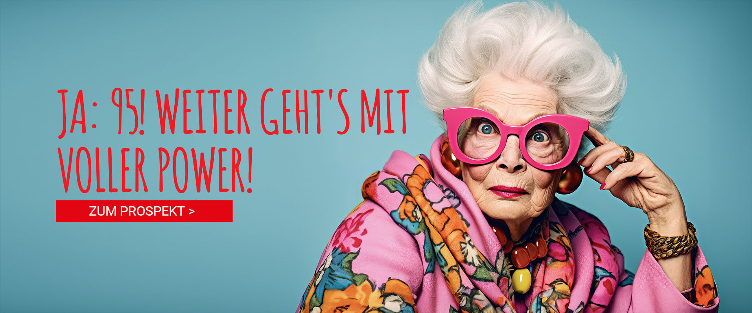 Ja: 95! Weiter geht's mit voller Power