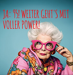 Ja: 95! Weiter geht's mit voller Power